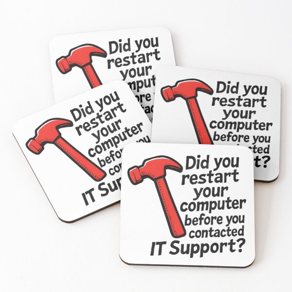 Item preview,  Did you restart your computer? IT Support Joke Tee designed and sold by VKGeek.