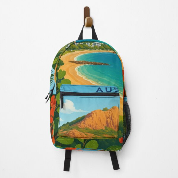 Item preview, Townsville Beach with Castle Hill and Coral Sea Coast designed and sold by Places On Earth.