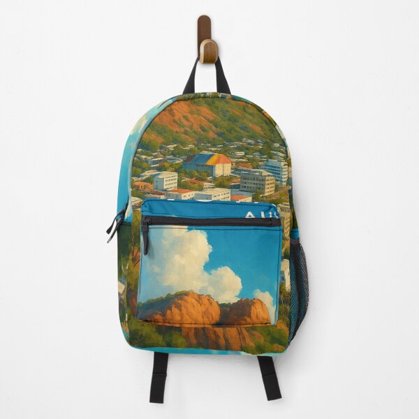 Item preview, Townsville Cityscape and Marina with Castle Hill View designed and sold by Places On Earth.