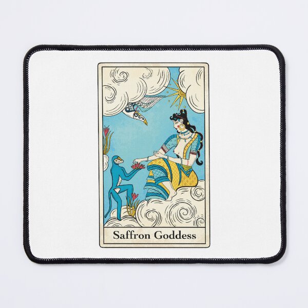 Item preview, Minoan Saffron Goddess - Akrotiri Fresco Inspired Art designed and sold by Ancient-Tales.