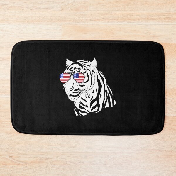 Item preview, Tiger With American Flag Sunglasses USA Flag Tiger designed and sold by DSWShirts.