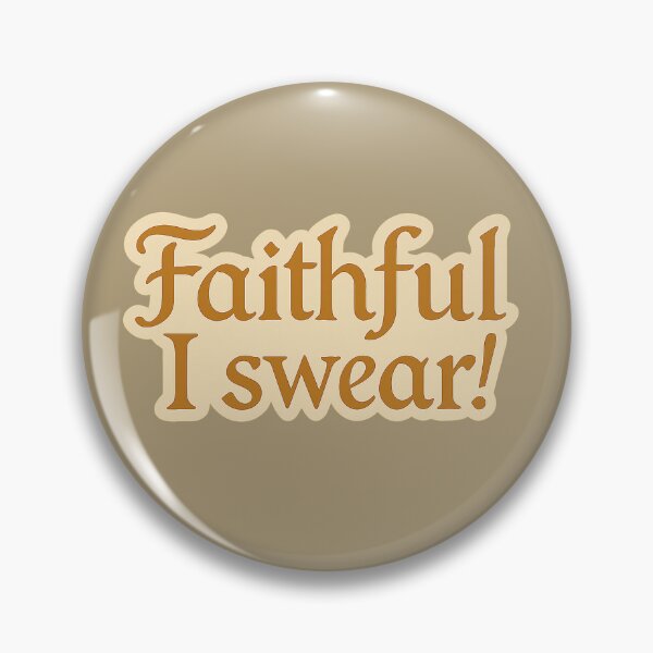 Item preview, Faithful I swear! – Traitors Fan Art Sticker designed and sold by BubbleDesigns49.
