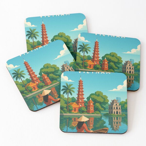 Item preview, Trấn Quốc Pagoda and Turtle Tower Reflections in Hanoi designed and sold by Places On Earth.