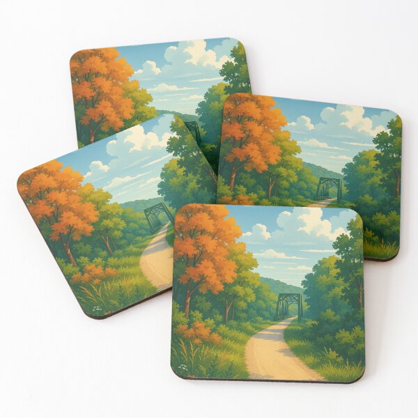 Item preview, Autumn Foliage Along the Katy Trail, Missouri designed and sold by Places On Earth.