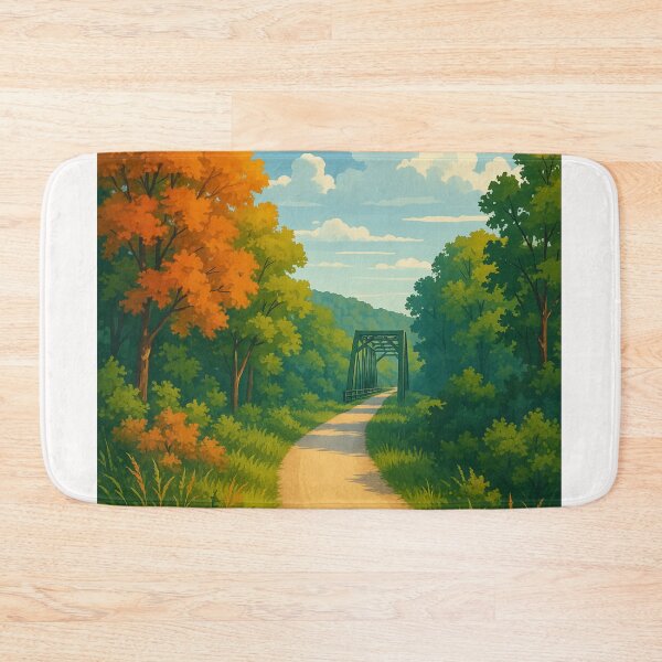 Item preview, Autumn Foliage Along the Katy Trail, Missouri designed and sold by Places On Earth.