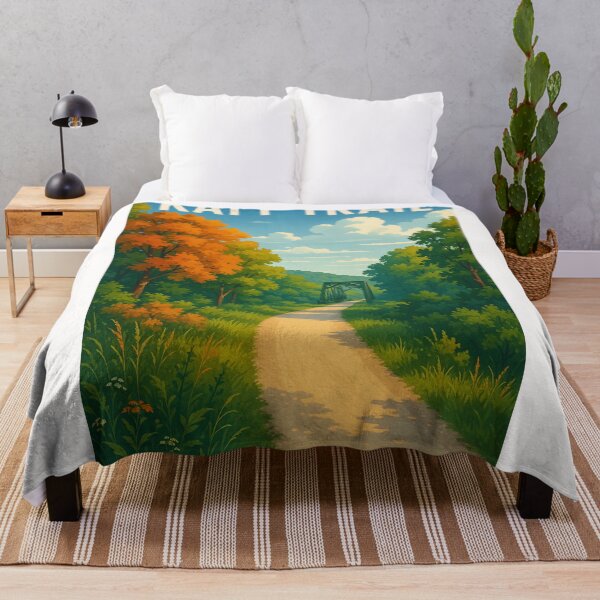 Item preview, Autumn Foliage Along the Katy Trail, Missouri designed and sold by Places On Earth.