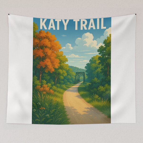 Item preview, Autumn Foliage Along the Katy Trail, Missouri designed and sold by Places On Earth.