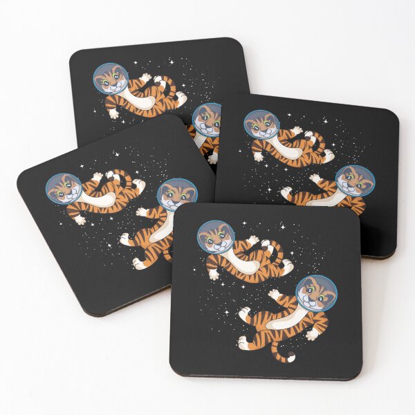 Item preview, Cartoon Tigers In Space Kids Astronaut Tigers designed and sold by DSWShirts.