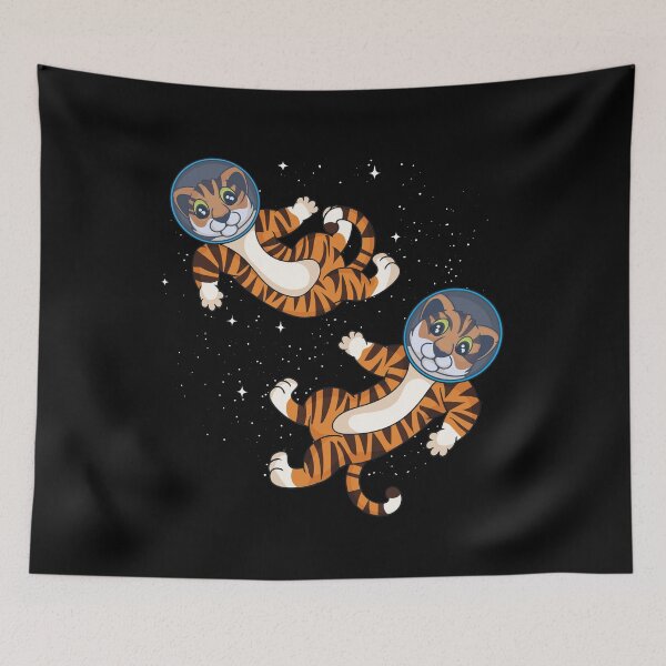 Item preview, Cartoon Tigers In Space Kids Astronaut Tigers designed and sold by DSWShirts.