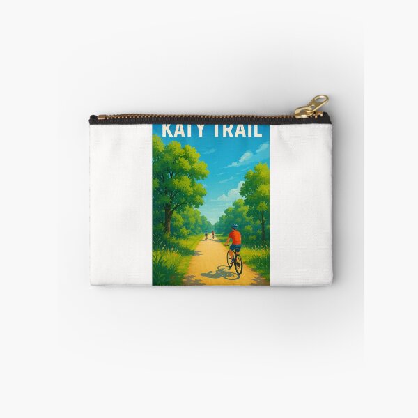 Item preview, Cyclists on the Tree-Lined Katy Trail in Missouri designed and sold by Places On Earth.