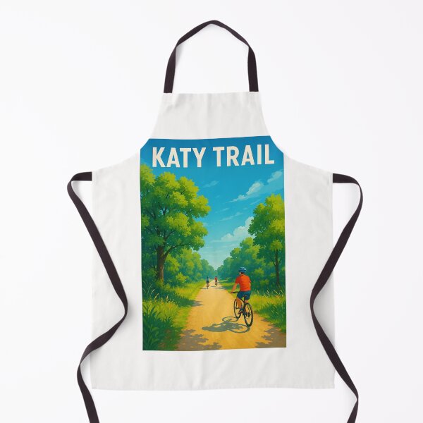 Item preview, Cyclists on the Tree-Lined Katy Trail in Missouri designed and sold by Places On Earth.