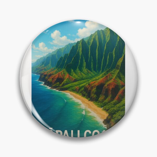 Item preview, Nā Pali Coastline and Cliffs on Kauai, Hawaii designed and sold by Places On Earth.