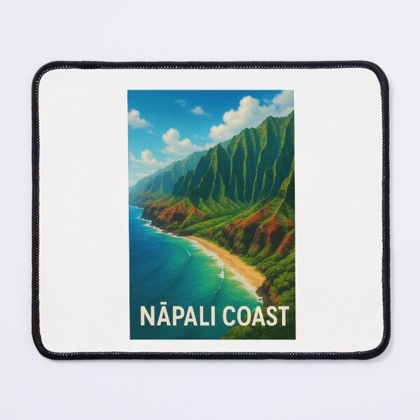 Item preview, Nā Pali Coastline and Cliffs on Kauai, Hawaii designed and sold by Places On Earth.