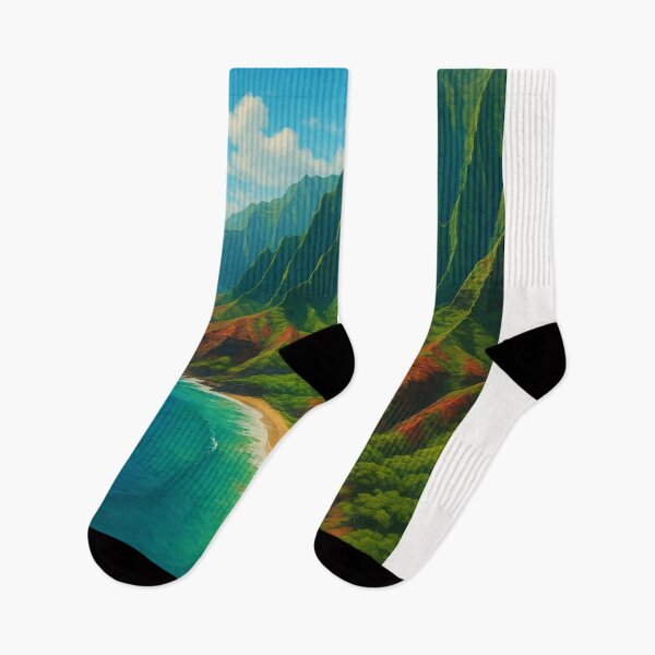 Item preview, Nā Pali Coastline and Cliffs on Kauai, Hawaii designed and sold by Places On Earth.