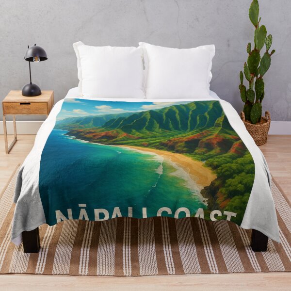 Item preview, Nā Pali Coastline and Cliffs on Kauai, Hawaii designed and sold by Places On Earth.