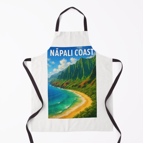Item preview, Coastal View of Nā Pali Cliffs and Golden Beach, Kauai designed and sold by Places On Earth.