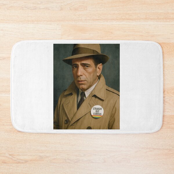 Item preview, Humphrey Bogart – Straight But Curious (Vintage Pride Tribute) designed and sold by The Queer Gear Company.