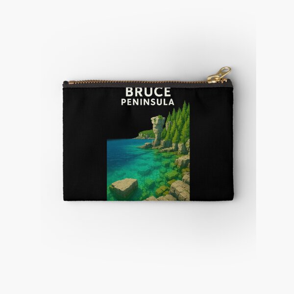 Item preview, Bruce Peninsula Coastline with Flowerpot Island Rock Formations designed and sold by Places On Earth.