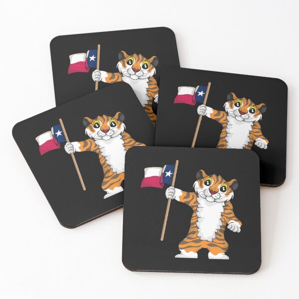 Item preview, Cool Tiger Holding Texas Flag Kids Tiger Lover Texas designed and sold by DSWShirts.
