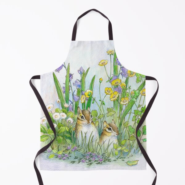 Item preview, Chipminks Among the Wildflowers kaaren poole designed and sold by KaarenPoole.
