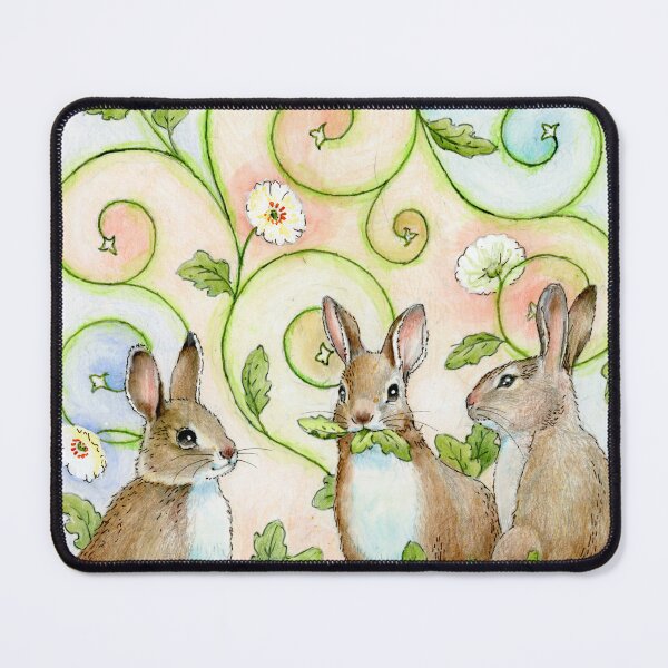 Item preview, Three Young Rabbits kaaren poole designed and sold by KaarenPoole.