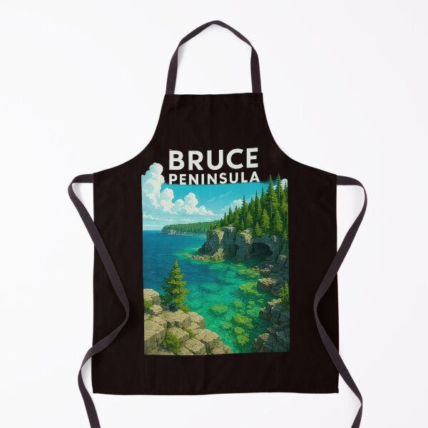 Item preview, The Grotto and Cliffs of Bruce Peninsula National Park designed and sold by Places On Earth.