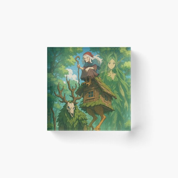 Item preview, Baba Yaga, Leshen and Dryad 01 designed and sold by AIfolklore.
