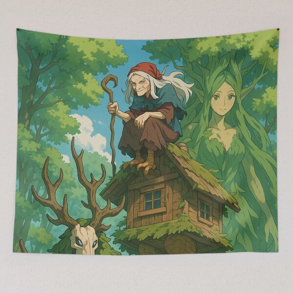 Item preview, Baba Yaga, Leshen and Dryad 01 designed and sold by AIfolklore.