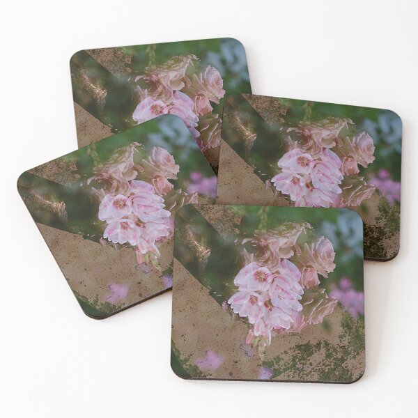 Item preview, Double Exposure: Corn Lilies with a Bunch of Roses on a Textured Background designed and sold by Melissa Holland.