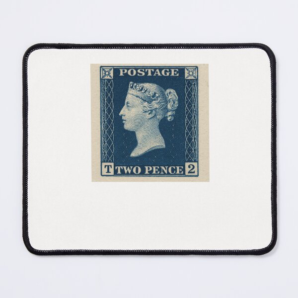 Item preview, Two Pence Blue Stamp with Queen Victoria, Britain designed and sold by Places On Earth.