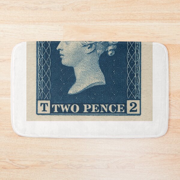 Item preview, Two Pence Blue Stamp with Queen Victoria, Britain designed and sold by Places On Earth.