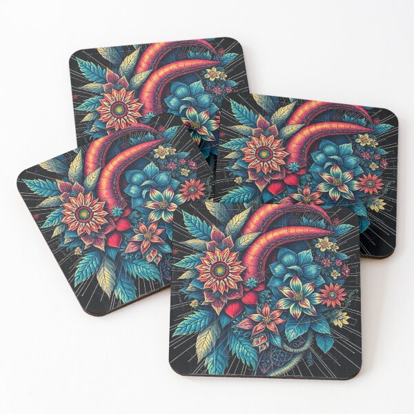 Item preview, Abstract heart with flowers designed and sold by AD-Digital-Art.