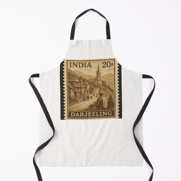 Item preview, Darjeeling Hill Town with St. Andrew's Church and Colonial Houses Stamp designed and sold by Places On Earth.