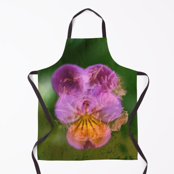 Item preview, Double Exposure: Roses with a Johnny Jump Up on a Textured Background designed and sold by Melissa Holland.