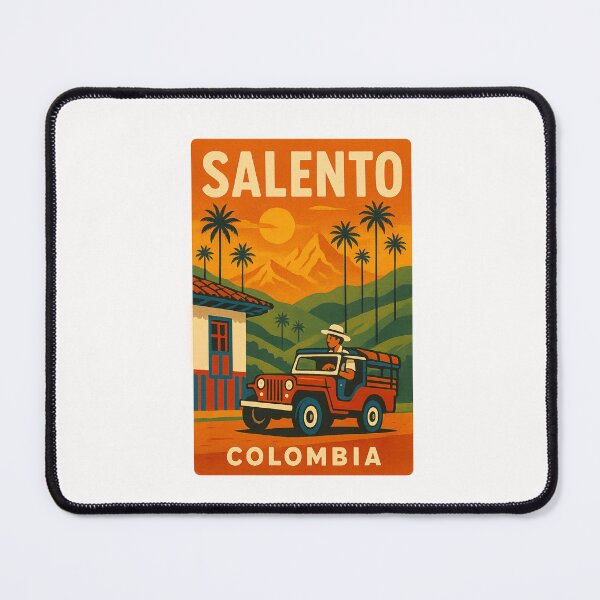 Item preview, Willys Jeep and Sunset Landscape of Salento, Colombia designed and sold by Places On Earth.