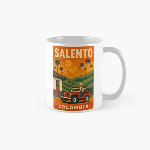 Item preview, Willys Jeep and Sunset Landscape of Salento, Colombia designed and sold by Places On Earth.