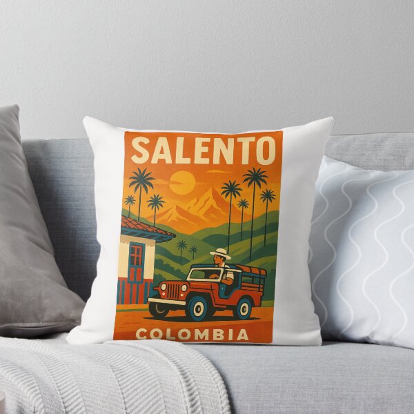 Item preview, Willys Jeep and Sunset Landscape of Salento, Colombia designed and sold by Places On Earth.