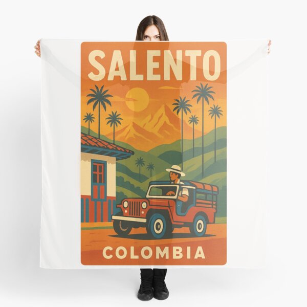 Item preview, Willys Jeep and Sunset Landscape of Salento, Colombia designed and sold by Places On Earth.