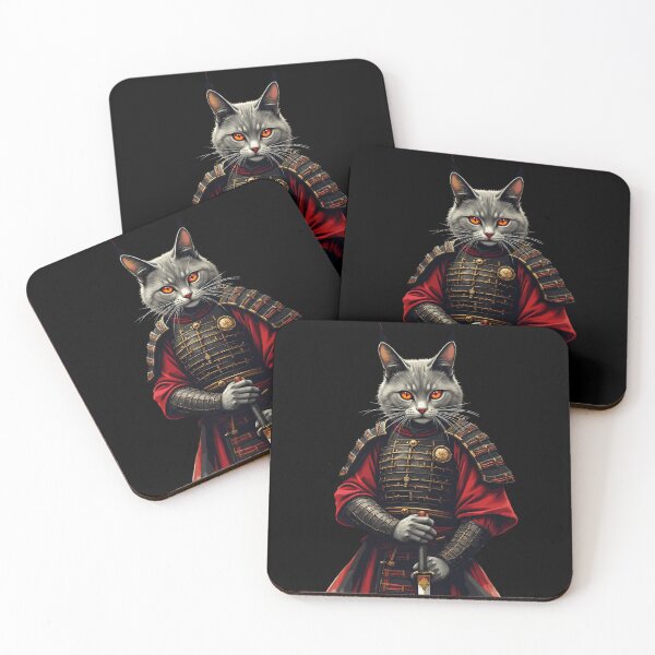 Item preview, Samurai cat designed and sold by Danh Style.