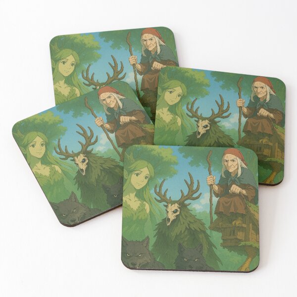 Item preview, Baba Yaga, Leshen and Dryad 02 designed and sold by AIfolklore.