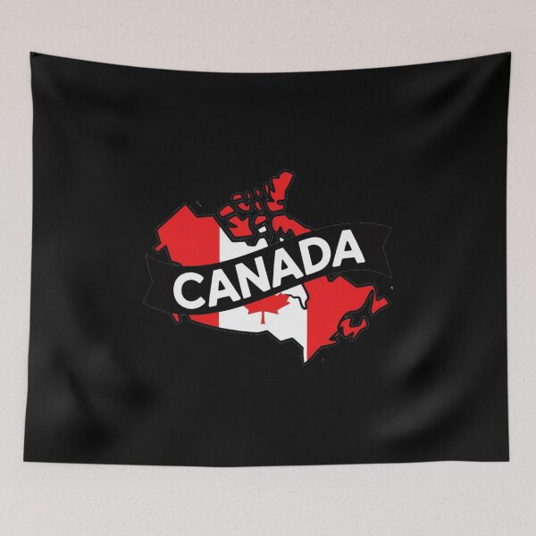 Item preview, Canada Flag Map designed and sold by Paper Drip.