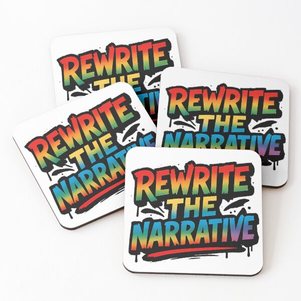 Item preview, Rewrite the Narrative – Rainbow Graffiti Art designed and sold by Haus Of Sin.