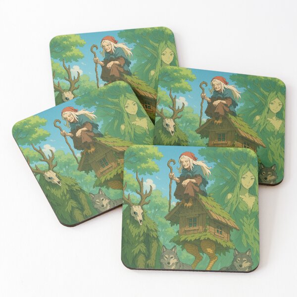 Item preview, Baba Yaga, Leshen and Dryad 03 designed and sold by AIfolklore.