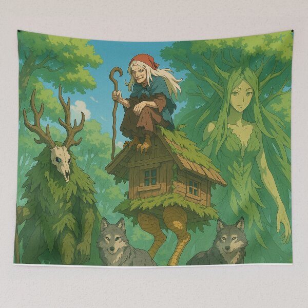 Item preview, Baba Yaga, Leshen and Dryad 03 designed and sold by AIfolklore.