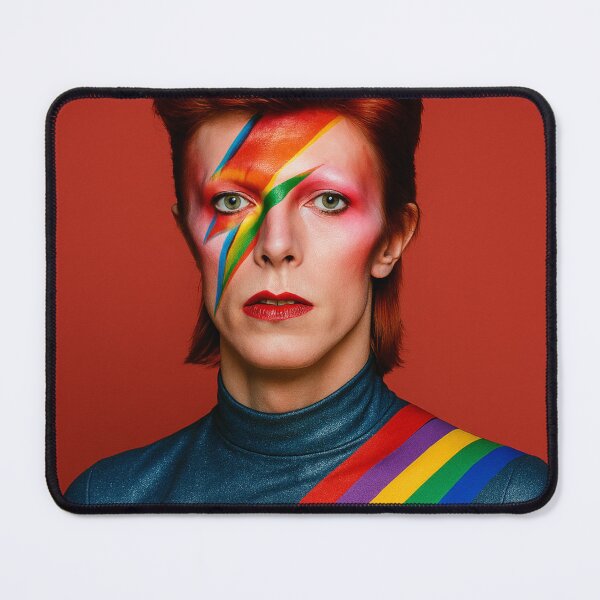 Item preview, Ziggy Played Proud: Stardust in Rainbow Stripes designed and sold by The Queer Gear Company.