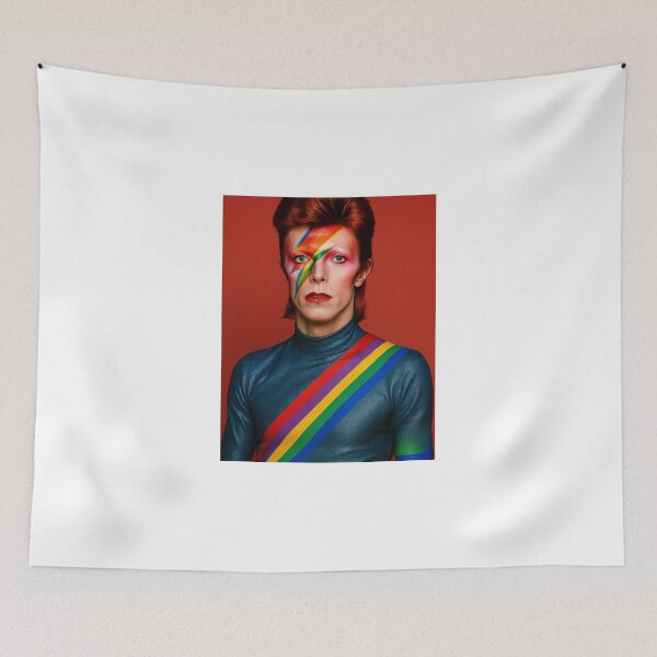 Item preview, Ziggy Played Proud: Stardust in Rainbow Stripes designed and sold by The Queer Gear Company.