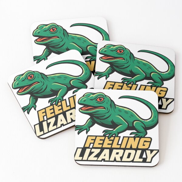 Item preview, Feeling Lizardly Funny Reptile Mood Design designed and sold by veinmerch.