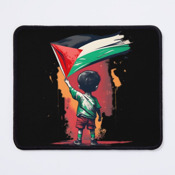 Item preview, Children Of Gaza With Palestine Flag designed and sold by JurenArt.