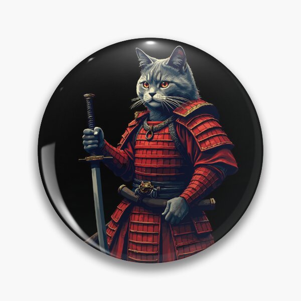 Item preview, Samurai cat designed and sold by Danh Style.