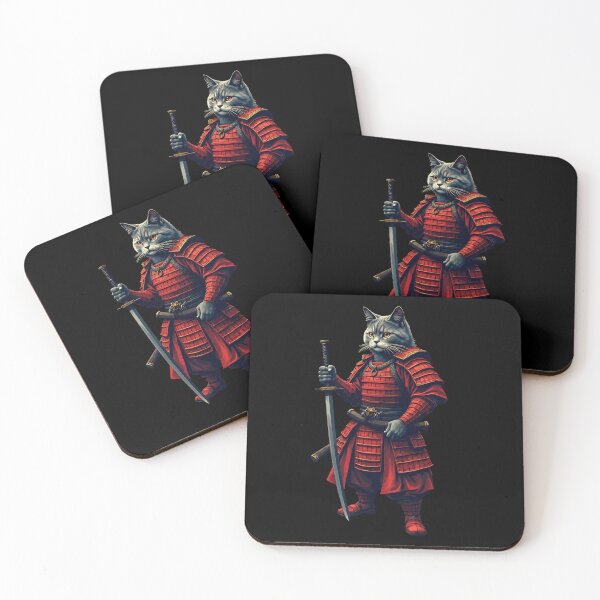 Item preview, Samurai cat designed and sold by Danh Style.